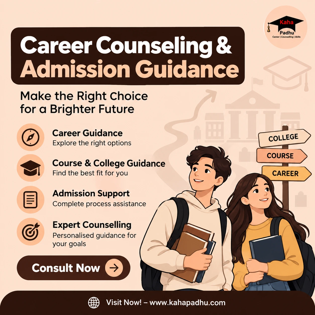 Kaha Padhu Career Guidance