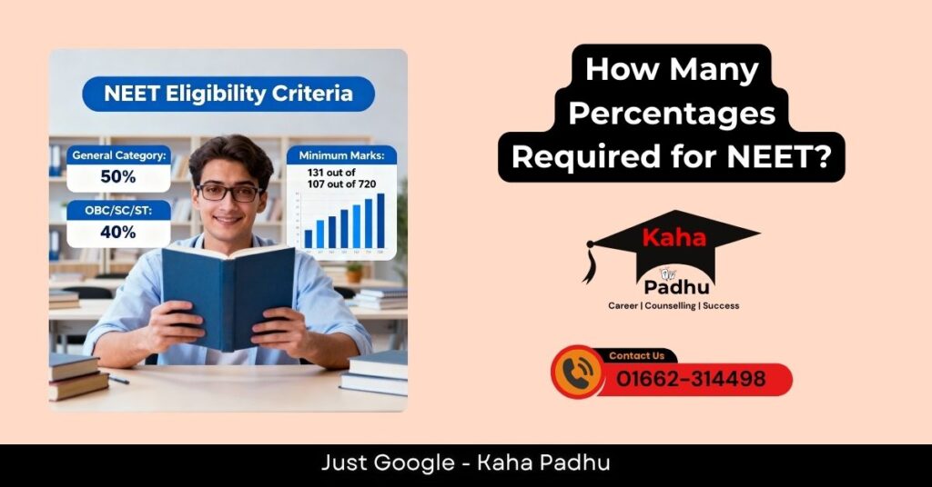 How Many Percentages Required for NEET?