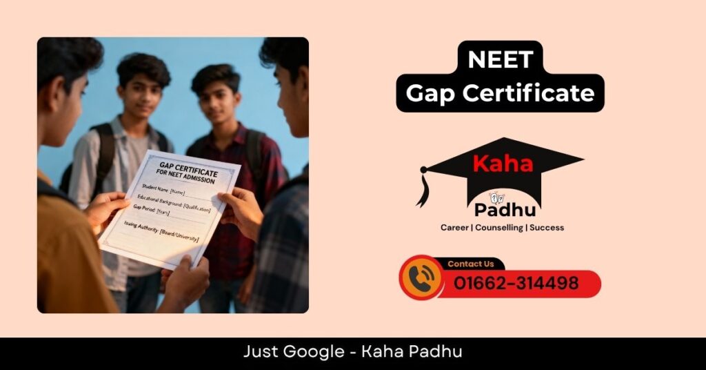 NEET Gap Certificate 2026 – Full Details